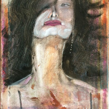 Painting titled "Carattere" by Maria Teresa Accomando, Original Artwork