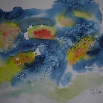 Peinture intitulée "variation aquarelle" par Maria Valverde, Œuvre d'art originale