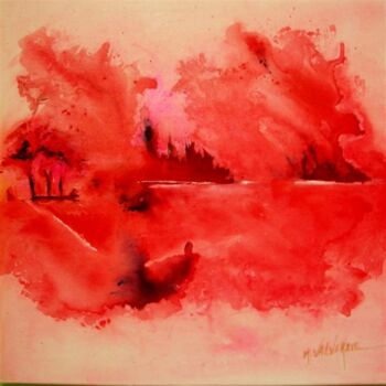 Painting titled "SOIR D'ETE" by Maria Valverde, Original Artwork