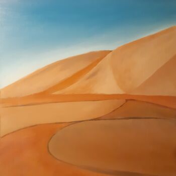 Peinture intitulée "Dune1" par Maria Xavier Alves (XAM), Œuvre d'art originale, Acrylique