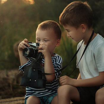 Фотография под названием "Brothers" - Maria Zdonova, Подлинное произведение искусства, Цифровая фотография