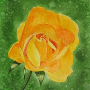 Painting titled "La vie en rose" by Maria Bourdon, Original Artwork