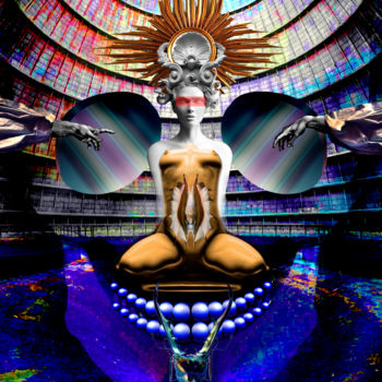 Digital Arts titled "KRATER" by Mariadeulinaart, Original Artwork, Collages