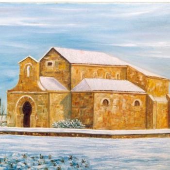 Pintura intitulada "Basílica" por Maria Franco, Obras de arte originais