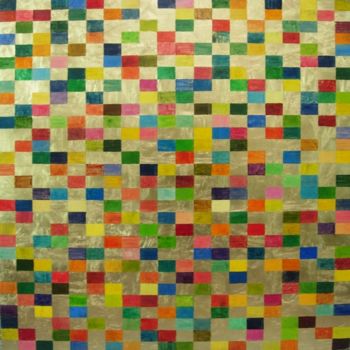 Pintura titulada "Mosaico en cuadrado" por Mjesushernandez, Obra de arte original