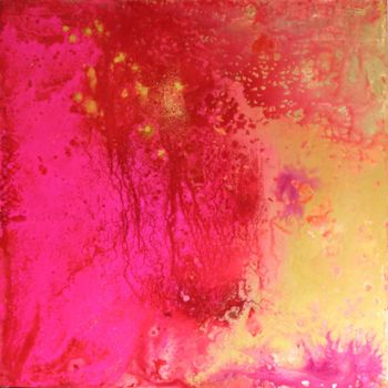 Pintura titulada "Cascada en rosa" por Mjesushernandez, Obra de arte original, Otro