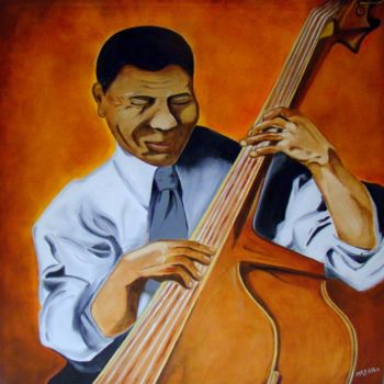 Pintura titulada "Jazz Bass" por Maria José Alba, Obra de arte original