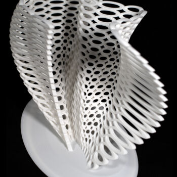 Скульптура под названием "Growth Rings" - Maria Lorena Lehman, Подлинное произведение искусства, Пластмасса