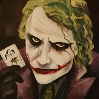 Malarstwo zatytułowany „The Joker” autorstwa M Mast (MMast), Oryginalna praca, Akryl