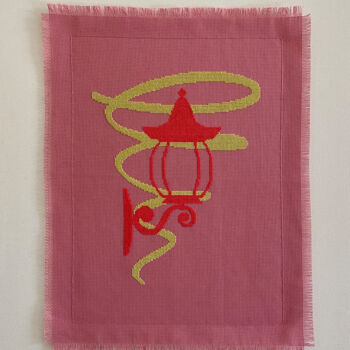 Текстильное искусство под названием "The Coquette" - Mariana Ivanova, Подлинное произведение искусства, вышивка