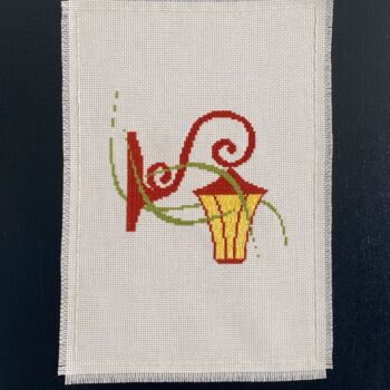 Textile Art titled "The Balanced" by Mariana Ivanova, Original Artwork, Embroidery