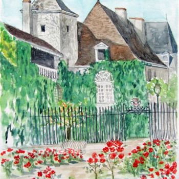 Pintura intitulada "Argenton sur Creuse…" por Marian Cobos, Obras de arte originais
