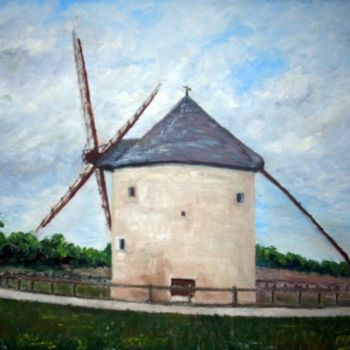 Peinture intitulée "Moulin Blot" par Marian Cobos, Œuvre d'art originale