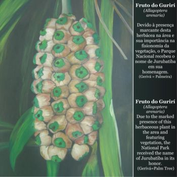 Pintura intitulada "Fruto do Gurirí" por Mariane Pires, Obras de arte originais