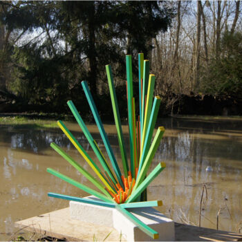 Skulptur mit dem Titel "palm3.jpg" von Mariangeles Guil, Original-Kunstwerk