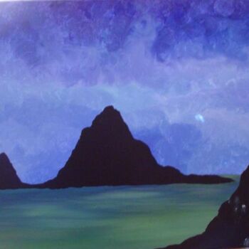 Painting titled "Mystic Ocean" by Marianna Chiodo, Original Artwork
