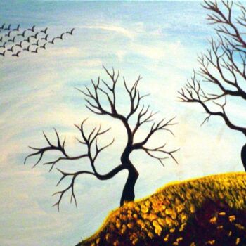 Painting titled "Wind" by Marianna Chiodo, Original Artwork