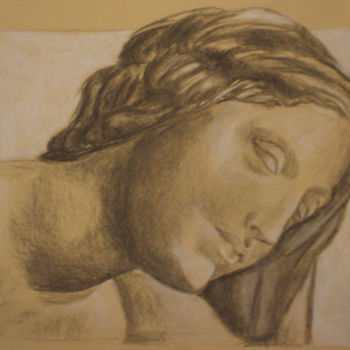 Рисунок под названием "Sant'Anna, la Vergi…" - Marianna Farano, Подлинное произведение искусства