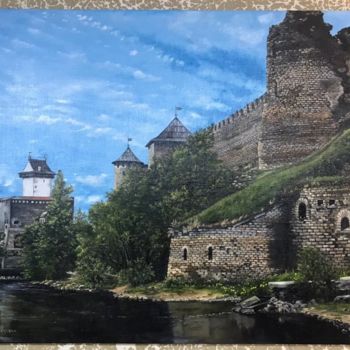 Картина под названием "картина Замок" - Марианна Климович, Подлинное произведение искусства, Масло