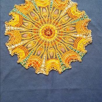 Текстильное искусство под названием "dreaming-of-the-sun…" - Marianne Camus, Подлинное произведение искусства