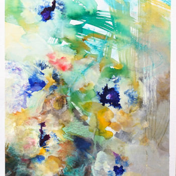 Peinture intitulée "# bloom 02" par Marianne Quinzin, Œuvre d'art originale, Acrylique