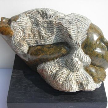 Sculpture titled ""L 'envol"--- "The…" by Marianne Monnoye-Termeer, Original Artwork, Stone