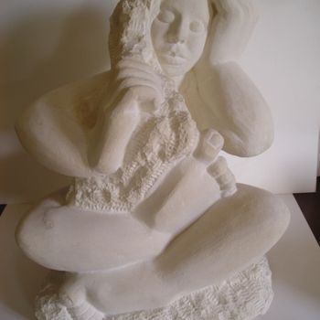 Escultura titulada ""Plénitude"  -  "Fu…" por Marianne Monnoye-Termeer, Obra de arte original, Piedra