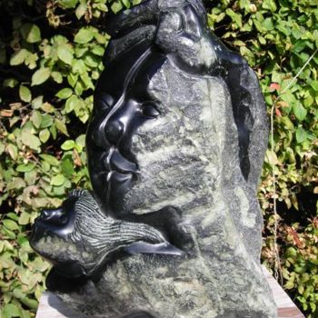 Sculpture intitulée "Valse a 3 temps" par Marianne Monnoye-Termeer, Œuvre d'art originale, Pierre
