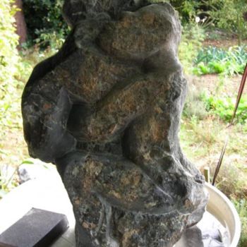 Sculpture intitulée "mon atelier - le po…" par Marianne Monnoye-Termeer, Œuvre d'art originale, Pierre