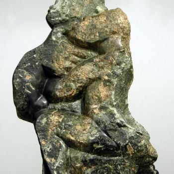 Sculpture titled "VALSE A 2 TEMPS" by Marianne Monnoye-Termeer, Original Artwork, Stone
