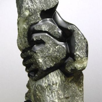 Sculpture titled "VALSE A 2 TEMPS" by Marianne Monnoye-Termeer, Original Artwork, Stone