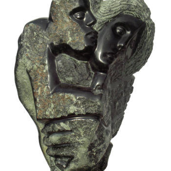 Rzeźba zatytułowany „" Valse Tendre "” autorstwa Marianne Monnoye-Termeer, Oryginalna praca, Kamień