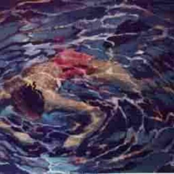 Pittura intitolato "submarinista" da Mariano Fernandez Cornejo, Opera d'arte originale