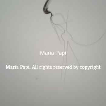 Pittura intitolato "Rock" da Maria Pape, Opera d'arte originale, Biro