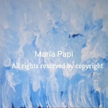 Pittura intitolato "Χριστουγεννα μπροστ…" da Maria Pape, Opera d'arte originale, Acrilico