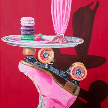 "L'equilibrio" başlıklı Tablo Maria Sabrina Viviani tarafından, Orijinal sanat, Akrilik Ahşap Sedye çerçevesi üzerine monte…