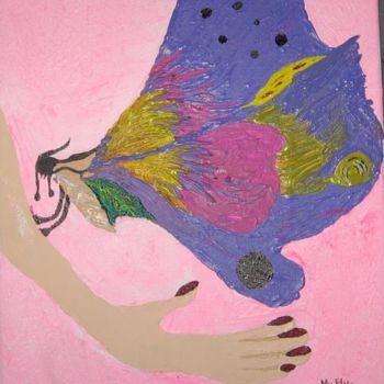 Painting titled "myfly" by Pintura, Original Artwork