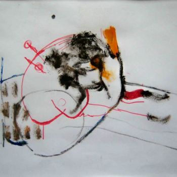 Pintura titulada "Tension" por Maribel Don, Obra de arte original