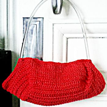 "Mini sac au crochet" başlıklı Tekstil Sanatı Maribo tarafından, Orijinal sanat, Tekstil elyafı
