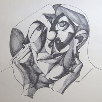 「Poete」というタイトルの描画 Bernard Maricauによって, オリジナルのアートワーク