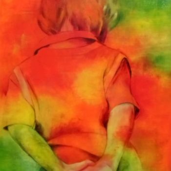 Картина под названием "zen" - Marie Andrée Hembert, Подлинное произведение искусства, Масло