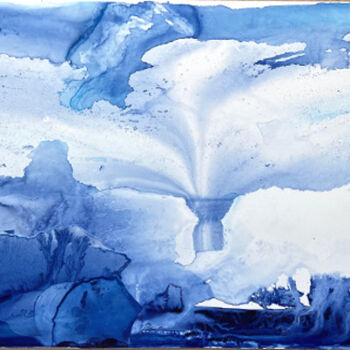 Peinture intitulée "Au Pays de Yupo , e…" par Marie-Annick Radigois, Œuvre d'art originale, Aquarelle
