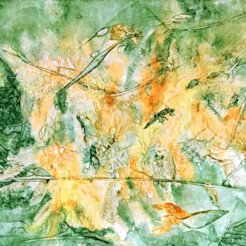 Pintura titulada "Combats 6" por Marie-Annick Radigois, Obra de arte original, Acuarela