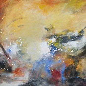 Painting titled "Ascension" by Marie Bariseel, Original Artwork