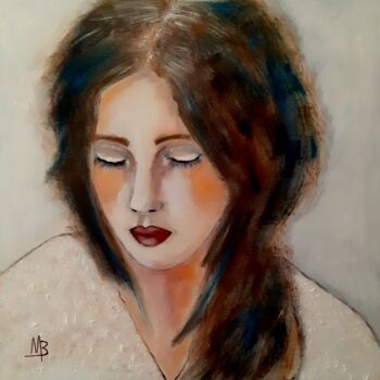 Painting titled "Le temps n'attend p…" by Marie Bony, Original Artwork, Acrylic