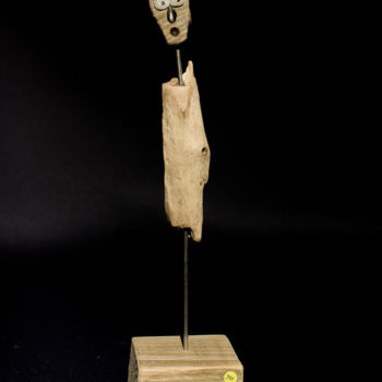 Skulptur mit dem Titel "le matelot" von Marie Brient, Original-Kunstwerk, Holz