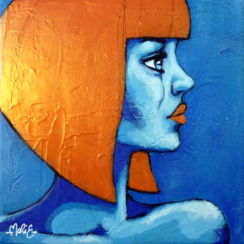 Картина под названием "Femme du monde 09" - Marie Cayre, Подлинное произведение искусства, Акрил