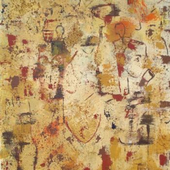 Pittura intitolato "Yellow" da Marie-Cdanger, Opera d'arte originale, Olio