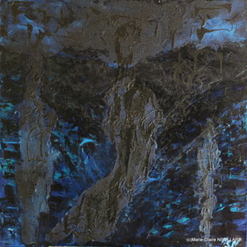 Peinture intitulée "Mystère de la nuit" par Marie Claire Netillard, Œuvre d'art originale, Autre