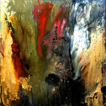 Pittura intitolato "La faille" da Marie Claude Lambert, Opera d'arte originale, Acrilico